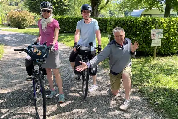 cyclistes camping cote vercors